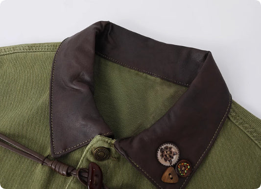 Original Children's Fun Embroidered Brushed Denim Jacket For Autumn