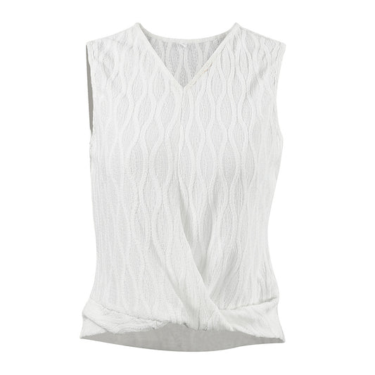 Women's Sleeveless Slim Vest Versatile Top