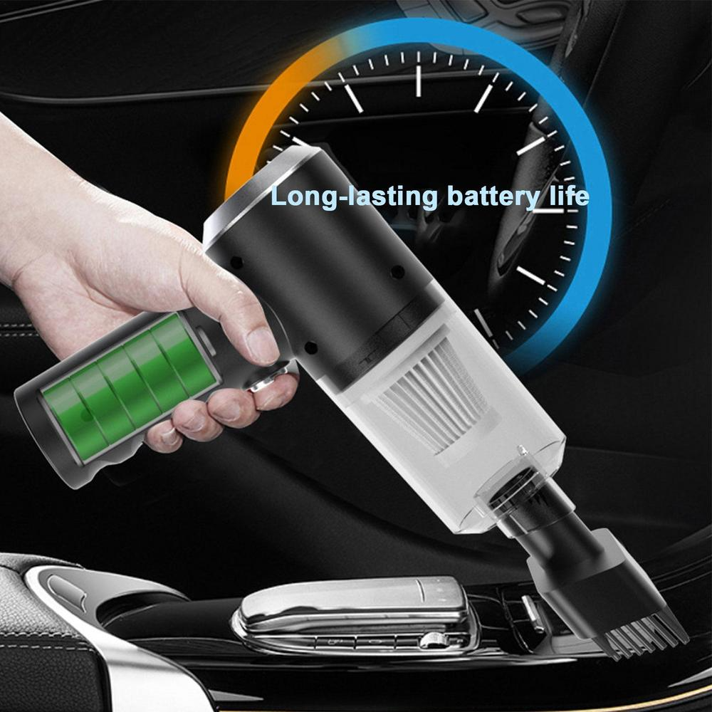 120W Cordless Mini Vacuum: Portable for Car & Home
