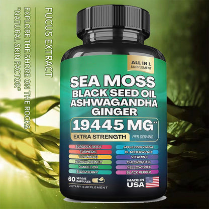 Seaweed Capsules  60 Capsules Per Bottle