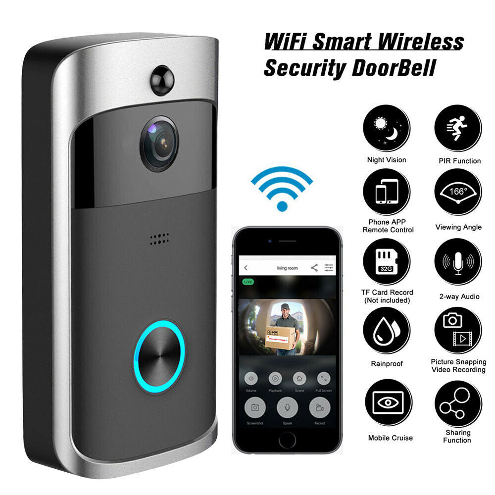 Smart WiFi Doorbell with Video Intercom