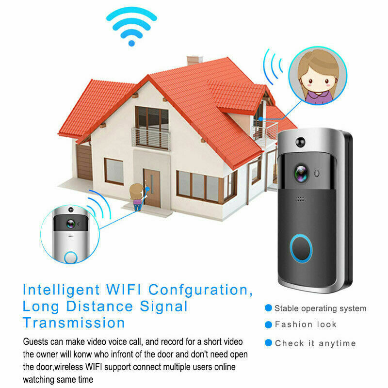 Smart WiFi Doorbell with Video Intercom