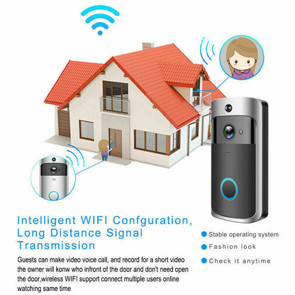 Smart WiFi Doorbell with Video Intercom