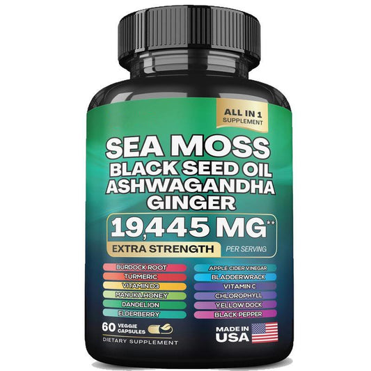 Seaweed Capsules  60 Capsules Per Bottle