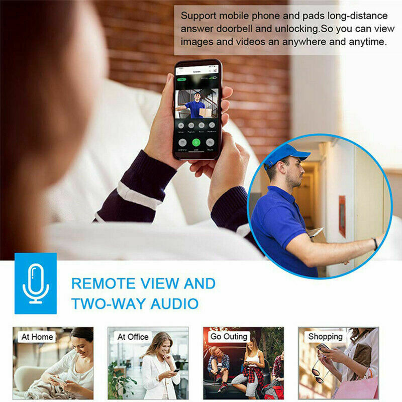 Smart WiFi Doorbell with Video Intercom