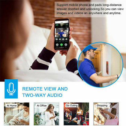 Smart WiFi Doorbell with Video Intercom