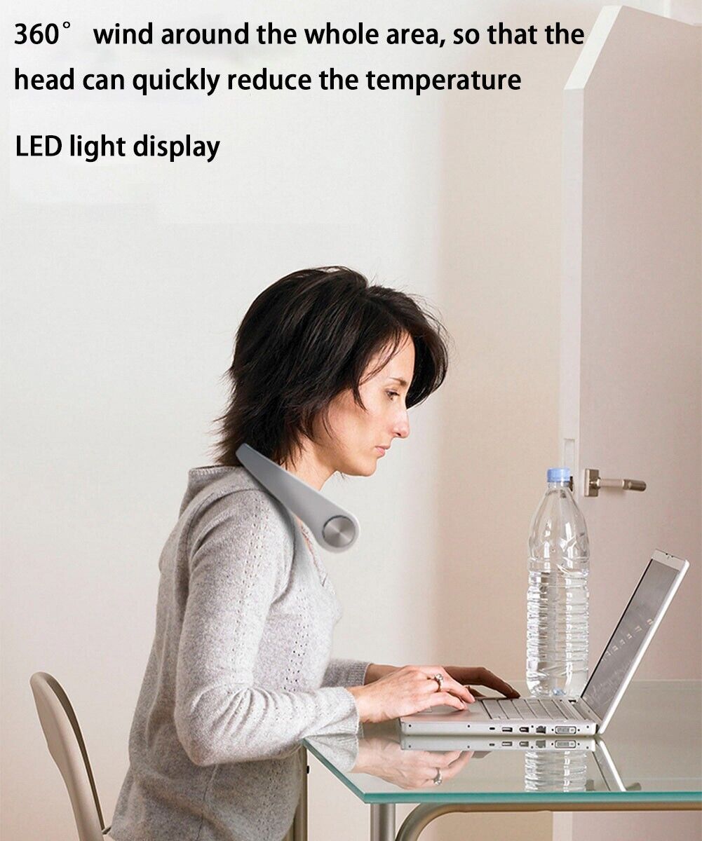 USB Neck Fan: Portable Air Cooler