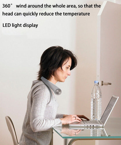 USB Neck Fan: Portable Air Cooler