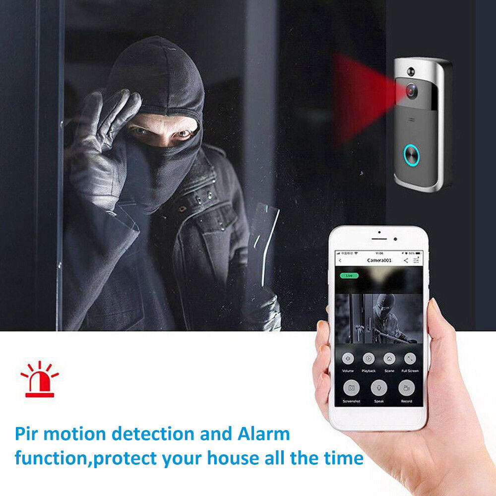 Smart WiFi Doorbell with Video Intercom