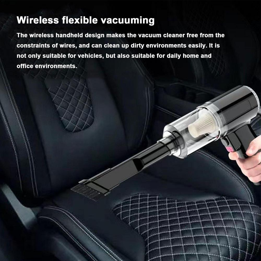 120W Cordless Mini Vacuum: Portable for Car & Home