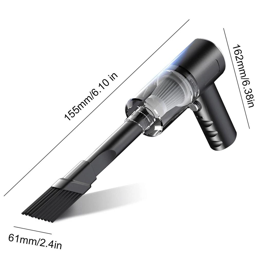 120W Cordless Mini Vacuum: Portable for Car & Home