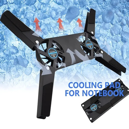 Portable Foldable Laptop Cooling Pad and Radiator Fan