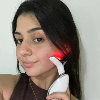 Radiant Skin Facial Massager, 3-Color Tone Acne Therapy & Firming Device