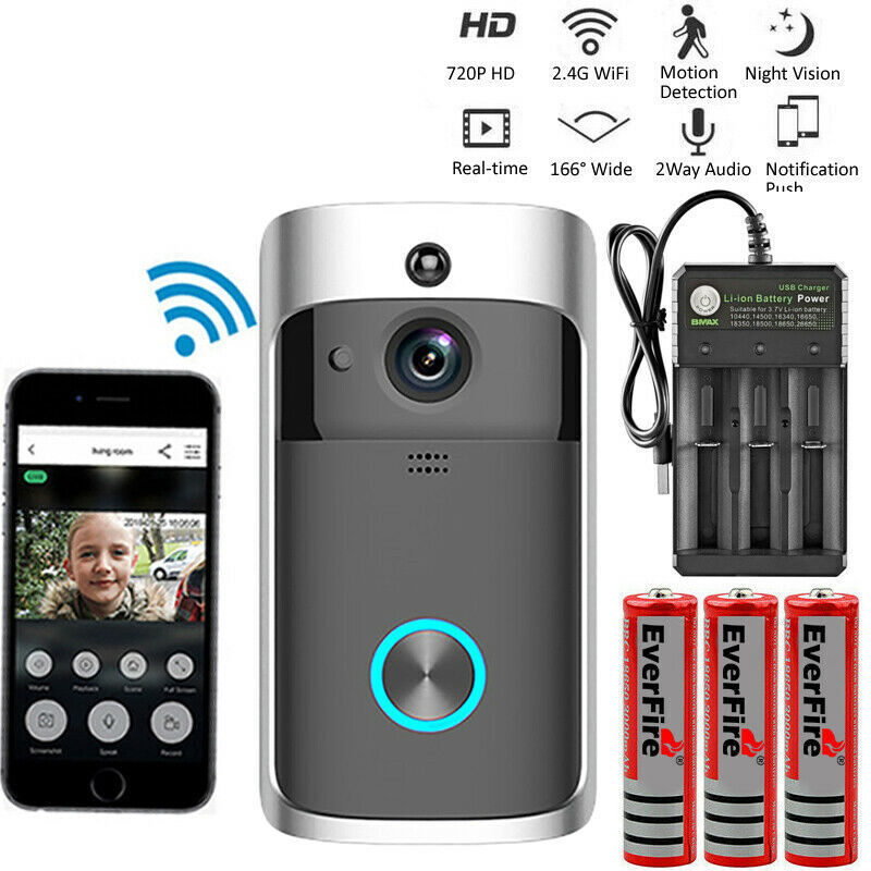 Smart WiFi Doorbell with Video Intercom