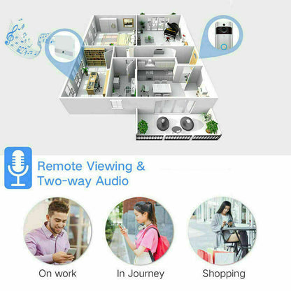 Smart WiFi Doorbell with Video Intercom