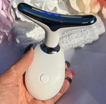 Radiant Skin Facial Massager, 3-Color Tone Acne Therapy & Firming Device