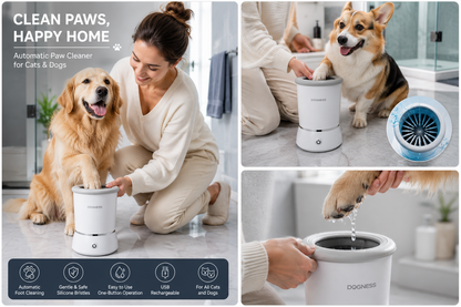 Automatic Pet Paw Cleaner for Dogs and Cats